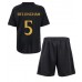 Billige Real Madrid Jude Bellingham #5 Tredjetrøye Barn 2023-24 Kortermet (+ korte bukser)